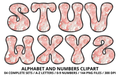 Baby Girl Alphabet PNG Cute Baby Letters &amp; Numbers 300 DPI Product Image 4