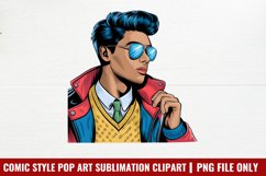 Comic Style Pop Art Sublimation Clipart PNG Product Image 1