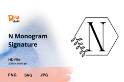 Monogram Signature Product Image 1