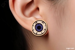 Halloween Stud Earrings Laser Cut | Jewerly | SVG Product Image 2