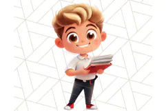 Boy Teacher Clipart PNG, Cute Male Teacher Illustration Product Image 2