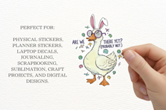 Easter Silly Goose Stickers Product Image 2
