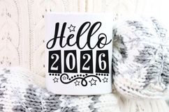 Hello 2026 Svg, New Years Svg, New Years Eve Svg, 2026 Svg. Product Image 10