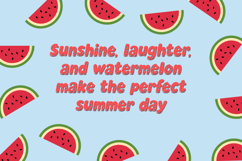Watermelon Splash - SVG Font Product Image 14