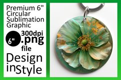 Spring Blossom Burst: Sublimated Round Designs Art PNG Product Image 1