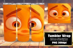 Colorful Cartoon Emoji Tumbler Design - Sublimation 20oz Product Image 1