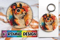 Nostalgic Animal Circle Sublimation Series Product Image 1