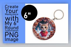 Stylish Circle Design for Keychains , Xmas Product Image 1