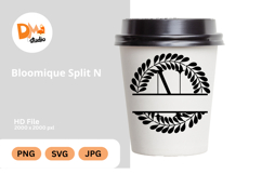 Bloomique Split Monogram Product Image 1