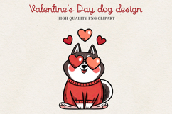 Valentine’s Day Cute Dog Clipart | Love Puppy PNG Product Image 15