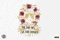 Coquette Wedding PNG Sublimation Product Image 1