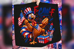 Patriotic Turkey PNG, 4th of July Turkey Design, Uncle Sam Product Image 4