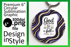 Unique Circle PNG for Sublimation , Religious Product Image 1