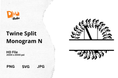 Twine Split Monogram Product Image 1