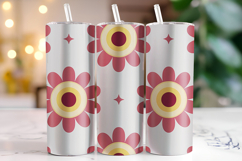 Floral Pattern Tumbler Wrap | Sublimation | Tumblers Product Image 1