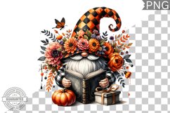 Halloween Gnome Sublimation - Clipart PNG Design Product Image 1