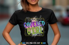 Beautiful covered girl psalm 91:4 PNG Product Image 5