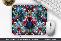 Derr Mouse Pad Sublimation, Christmas Mouse Pad PNG Design Product Image 1