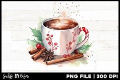Christmas Coffee Latte Sublimation Designs | Set 1 Product Image 6