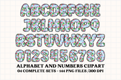 Alice in Wonderland Alphabet png, wonderland letters doodle Product Image 5