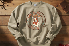 Raised on Sweet Tea Tea &amp; Cattle Png, Western Cowgirl Badge Product Image 6