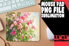 Creative Oil Flower for Sublimation Round Design PNG Product Image 1