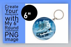 Dynamic Round Design for Keychains , 3D Xmas Product Image 1