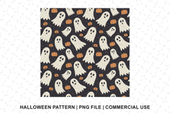 Halloween Boo Pattern Png | Sublimation | Digital Paper Product Image 1