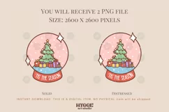 Tis the Season Sublimation | Retro Christmas PNG Product Image 2