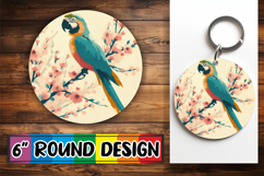 Timeless Circle Keychain Magic PNG, Birds Product Image 1
