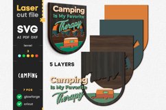 Camping Bundle SVG laser cut files for Glowforge Product Image 3