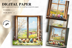 Easter Egg Blank Background Backdrop Wallpaper Wall Art_14 Product Image 1