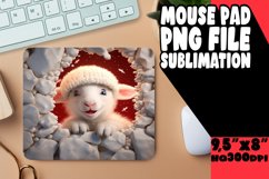 3D Christmas Characters Fun Mouse Pad Art Product Image 1