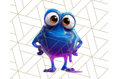 Slime Monster Clipart, Colorful Goo Graphics Png Product Image 2