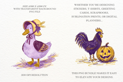 Halloween Farm Clipart Product Image 2