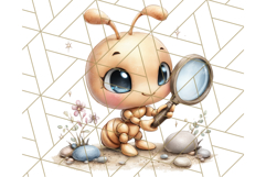 Cute Insects Clipart, Cartoon Bugs, Bug PNG Illustrations Product Image 2