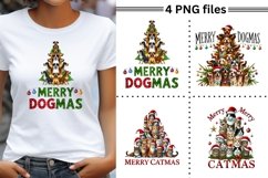 Merry Dogmas &amp; Catmas PNG, Funny Pet Christmas PNG Product Image 1