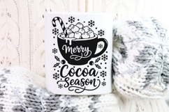Merry Cocoa Season Svg, Hot Chocolate Svg, Cocoa Season Svg. Product Image 9