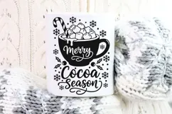 Merry Cocoa Season Svg, Hot Chocolate Svg, Cocoa Season Svg. Product Image 9