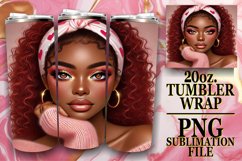 CHEERFUL PRESENT 20oz TUMBLER WRAP, Love Girl Product Image 1