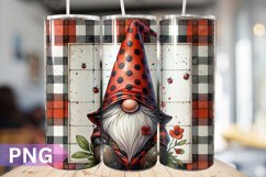 Ladybug Gnome Tumbler PNG Bundle Product Image 3