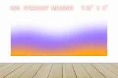 Rainbow Ombre 16oz Libby Glass Can Tumbler Wrap Product Image 2