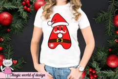 Full Santa Gnome Christmas Alphabet Clipart 26 Letters A-Z Product Image 3