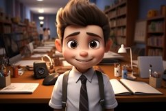 3D Character Child Boy Childcare with relevant environment Product Image 1