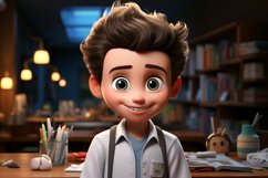 3D Character Child Boy Childcare with relevant environment Product Image 1