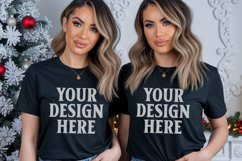 Bella Canvas 3001 Couple Mockup , BC3001 Couple mockup Product Image 1