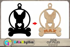Corgi SVG / Keychain SVG / Dog silhouette cut files Product Image 1