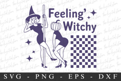 Feeling Witchy Svg | Halloween Svg | Cricut Product Image 1