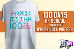 100 days of school SVG Design|Quotes SVG Design | School SVG Product Image 1