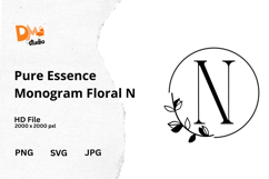 Pure Essence Monogram Floral Product Image 1